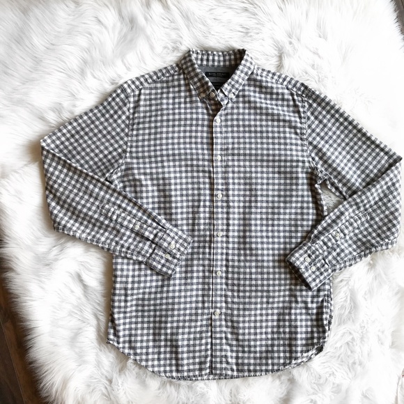 Banana Republic Other - Banana Republic Gingham Luxe Flannel Camden Fit